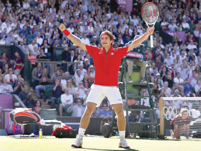 federer wins longest match in olympics history