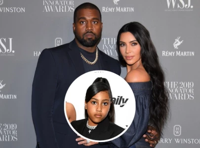 north west defies kim as kanye s eldest daughter follows daddy s footsteps