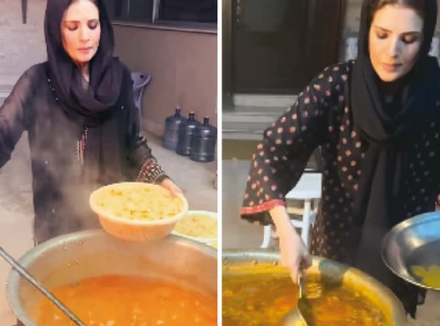 resham hits back at critics of her charity meals