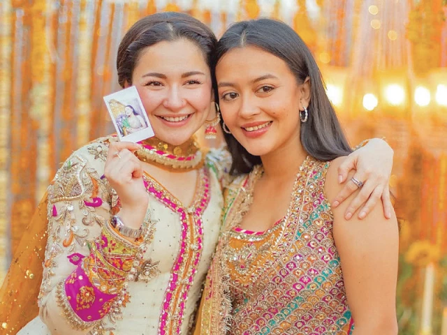 hania poses with maria at latter s surprise mayoun photo instagram hania poses with maria at latter s surprise mayoun photo instagram