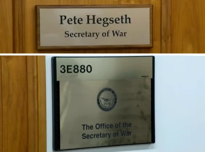 secretary of war plaques installed at pentagon after trump s renaming order secretary of war plaques installed at pentagon after trump s renaming order