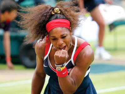 tennis serena crushes sharapova for gold