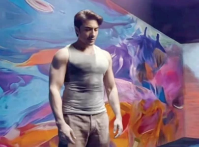 ali zafar revives 2002 thesis painting in ai driven video ali zafar revives 2002 thesis painting in ai driven video