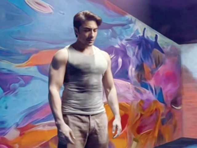 Ali Zafar turns 2002 thesis painting into AI-powered video for Shiddat