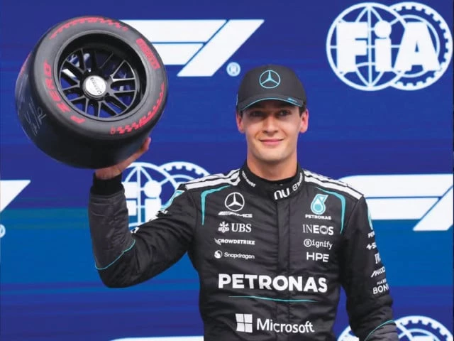 george russell produced a dominant drive to win the canadian grand prix sprint race after a tense early battle with mercedes teammate kimi antonelli photo afp file george russell produced a dominant drive to win the canadian grand prix sprint race after a tense early battle with mercedes teammate kimi antonelli photo afp file