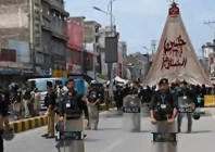 authorities fortify cities for muharram