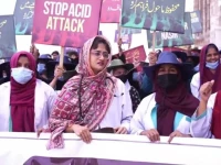 doctors protest over acid attack continues