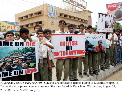 students of aisha bawany take to the streets to raise awareness about myanmar students of aisha bawany take to the streets to raise awareness about myanmar