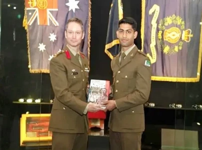 pak cadet gets top honours in australia