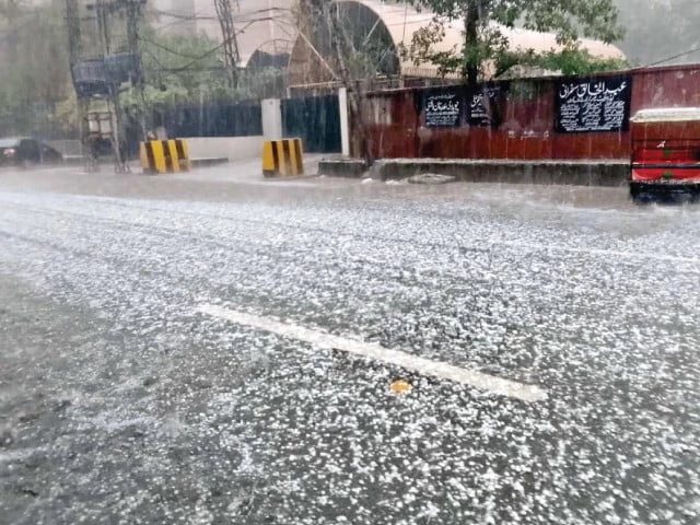 ice pellets blanket a road in lahore as an unseasonal hailstorm hit the provincial metropolis photo app ice pellets blanket a road in lahore as an unseasonal hailstorm hit the provincial metropolis photo app