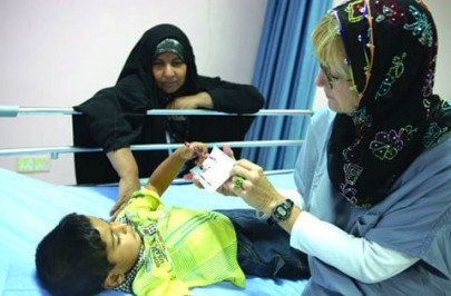 still raw wounds greet us medics in iraq s fallujah