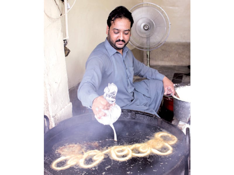 grato the jalebi with a twist