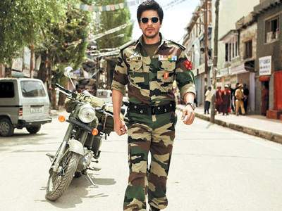 srk in military uniform