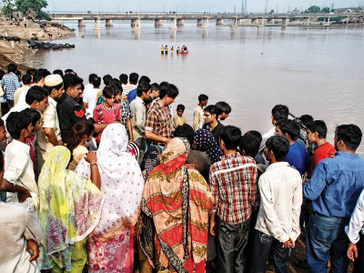 pleasure swim two teenagers drown in river ravi