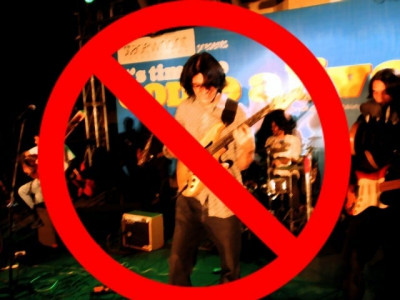 a concert banned a concert banned