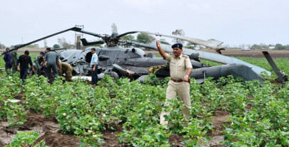 mid air collision nine killed as indian choppers collide