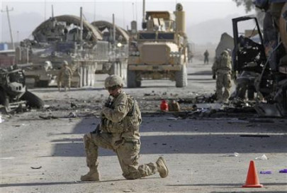 twin suicide attack on nato afghan base kills 12