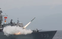 china holds live fire drills