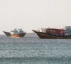 vessels are seen in the strait of hormuz off musandam oman photo reuters