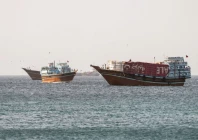 vessels are seen in the strait of hormuz off musandam oman photo reuters