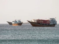 vessels are seen in the strait of hormuz off musandam oman photo reuters