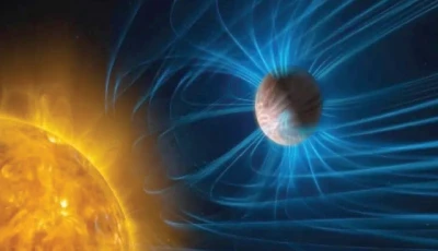 this illustration shows magnetic activity in an exoplanet that is a gas giant like jupiter but orbits very close to its host star and is tidally locked photo reuters this illustration shows magnetic activity in an exoplanet that is a gas giant like jupiter but orbits very close to its host star and is tidally locked photo reuters