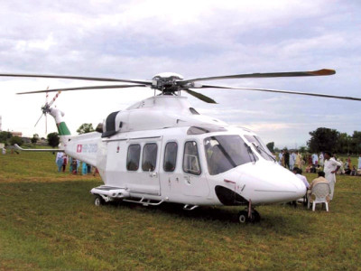 flight cut short chopper makes emergency landing in remote village