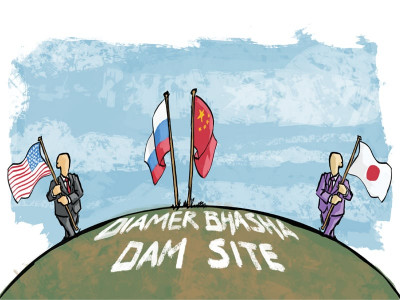 new financiers us japan pledge assistance for diamer bhasha dam