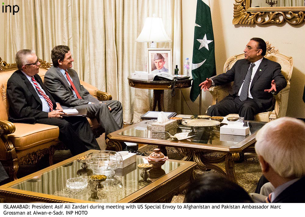 zardari calls for an end to drone strikes