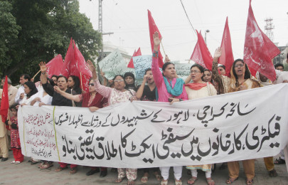 workers safety leftists protest lax enforcement of regulations at factories