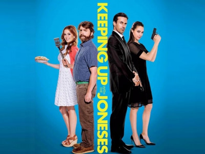 keeping up with the joneses is dull and devoid of any significant laughs