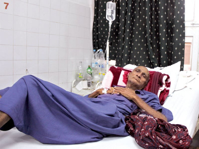 hungry for change peasant leader on hunger strike for 120 days falls unconscious