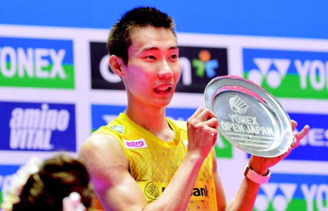 badminton lee clinches japan open
