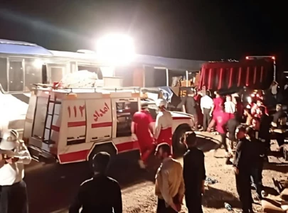three killed as pakistani pilgrim bus crashes in iran