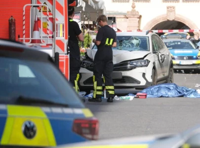 2 killed as car ploughs into crowd in germany