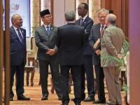 diplomats attend the brics foreign ministers meeting at bharat mandapam in new delhi photo reuters