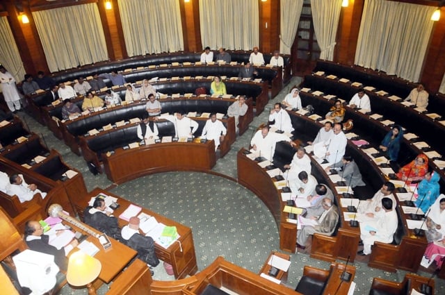 sindh assembly passes local government ordinance amid protests