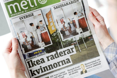 swedes slam ikea for its female free saudi catalogue