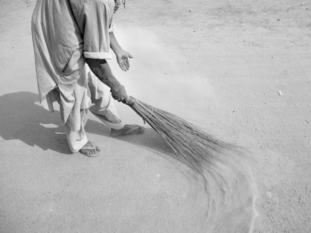 buckets and brooms