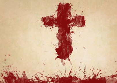 ny artist paints resurrection exhibit   using his own blood