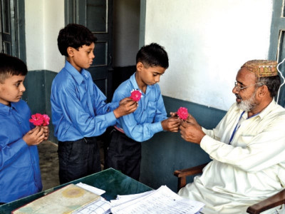 world teachers day walk seminar held to celebrate teachers