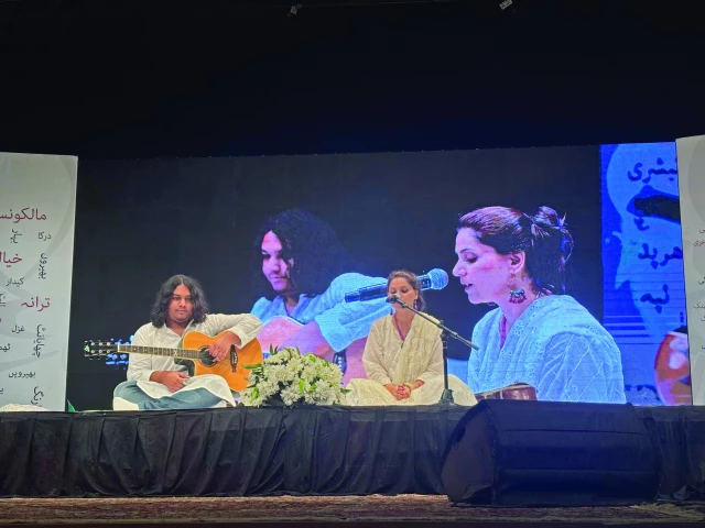 the 15th tehzeeb festival concludes at napa s zia mohyeddin theatre with soul stirring performances by classical music maestros a packed audience just as enthralled on the second and final day as on the first celebrated the richness of tradition and the timeless beauty of musical heritage with thunderous applause photo express