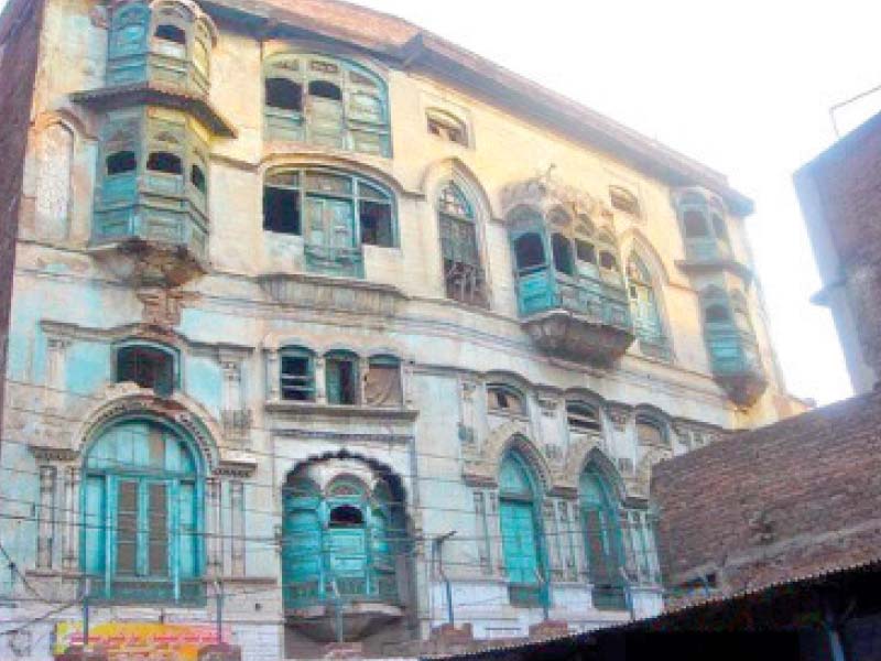 the ancestral haveli of raj kapoor s family inside the old walled city of peshawar is in shambles file photo