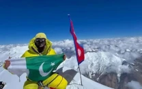 sadpara conquers fifth highest peak