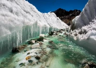 glacier melting raises flood landslide fears
