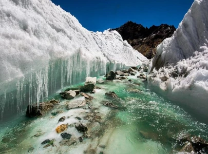glacier melting raises flood landslide fears glacier melting raises flood landslide fears