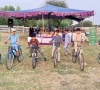 bicycle rally promotes drug free youth