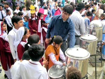 global hand washing day teaching hygiene to schoolchildren