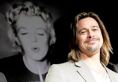 brad pitt mystifies as first male face of chanel no 5