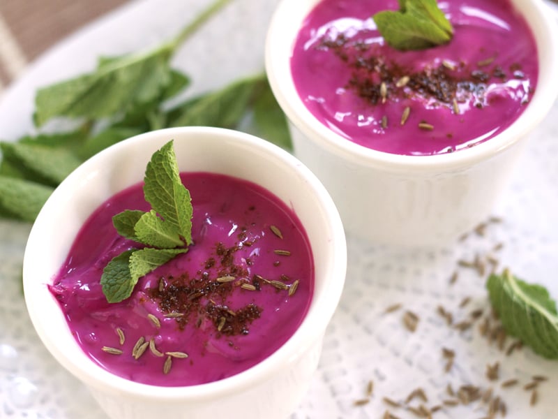 recipe beetroot and gur raita